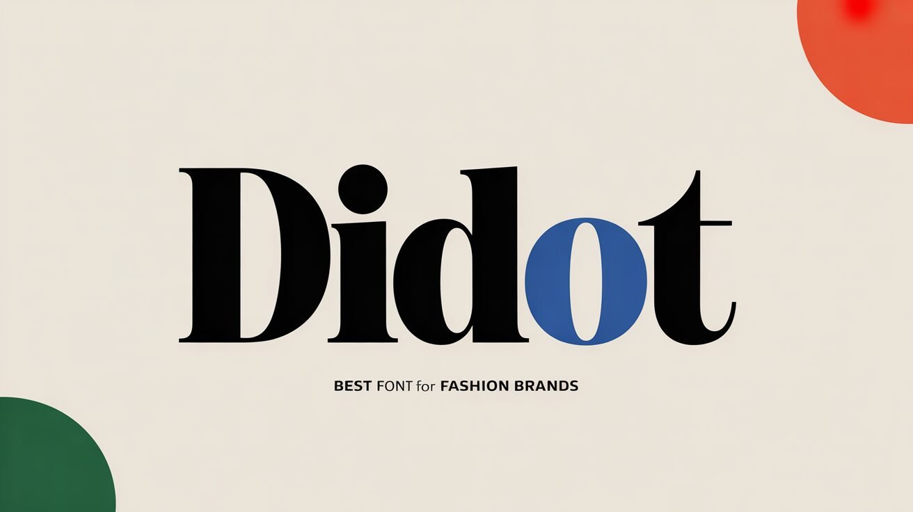 Didot best font for fashion brands